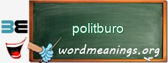WordMeaning blackboard for politburo